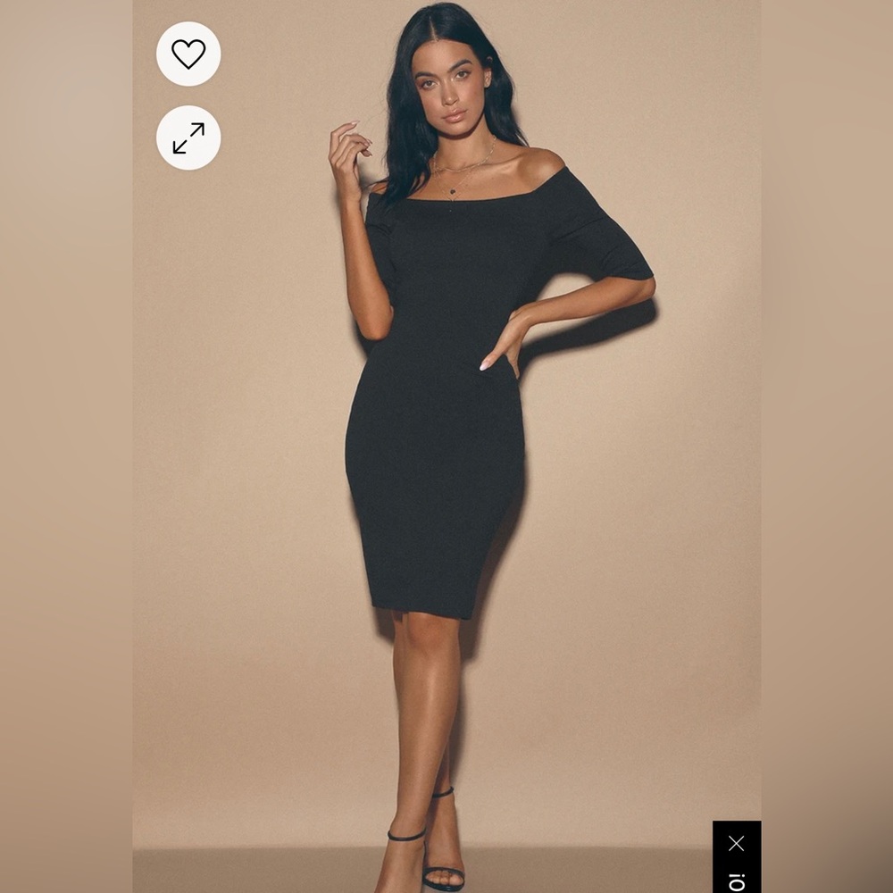 Lulus off the shoulder dress